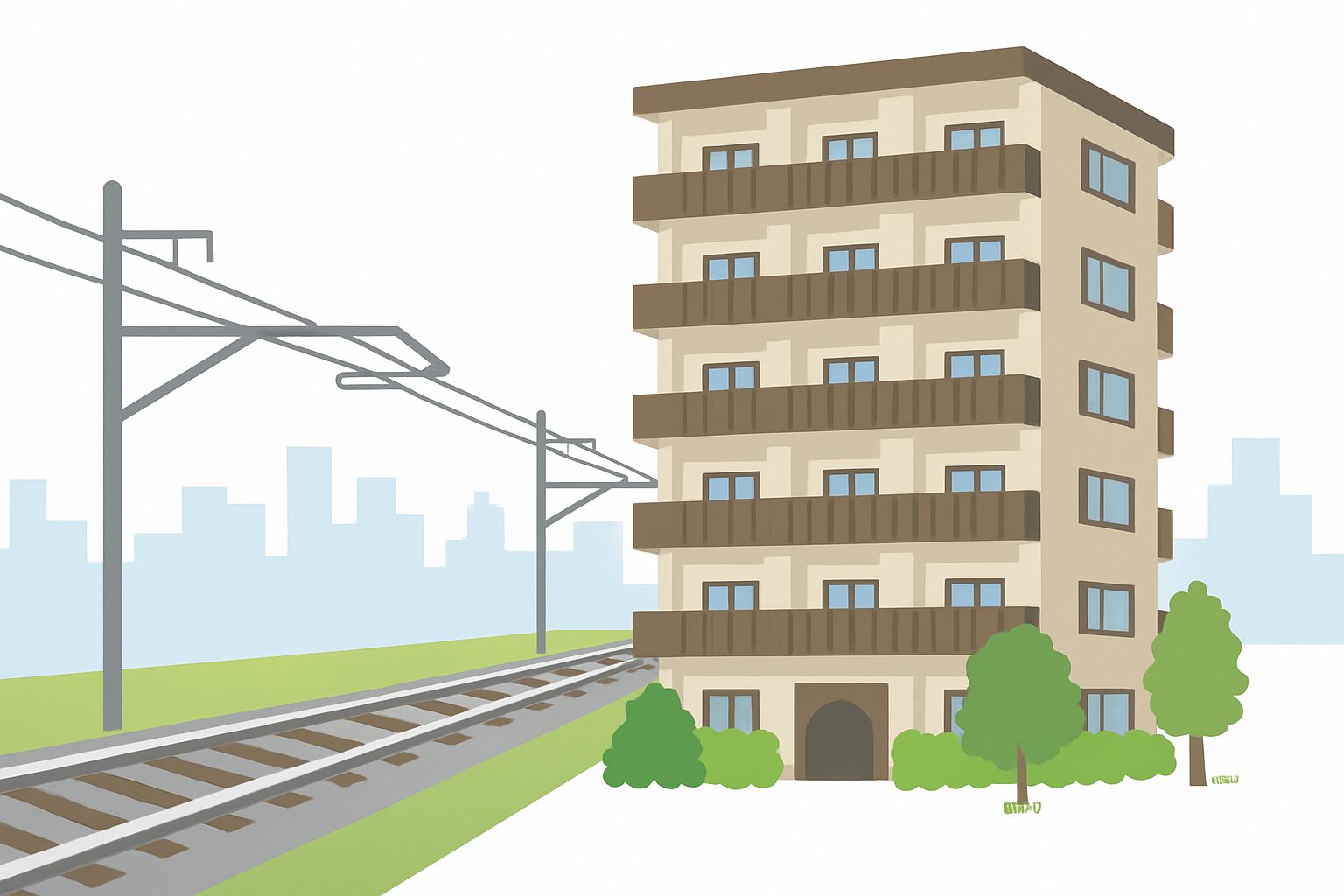 線路沿いマンションのメリット・デメリットは？実際に住んでわかったリアルな住み心地と、購入前に必ず確認すべきポイント