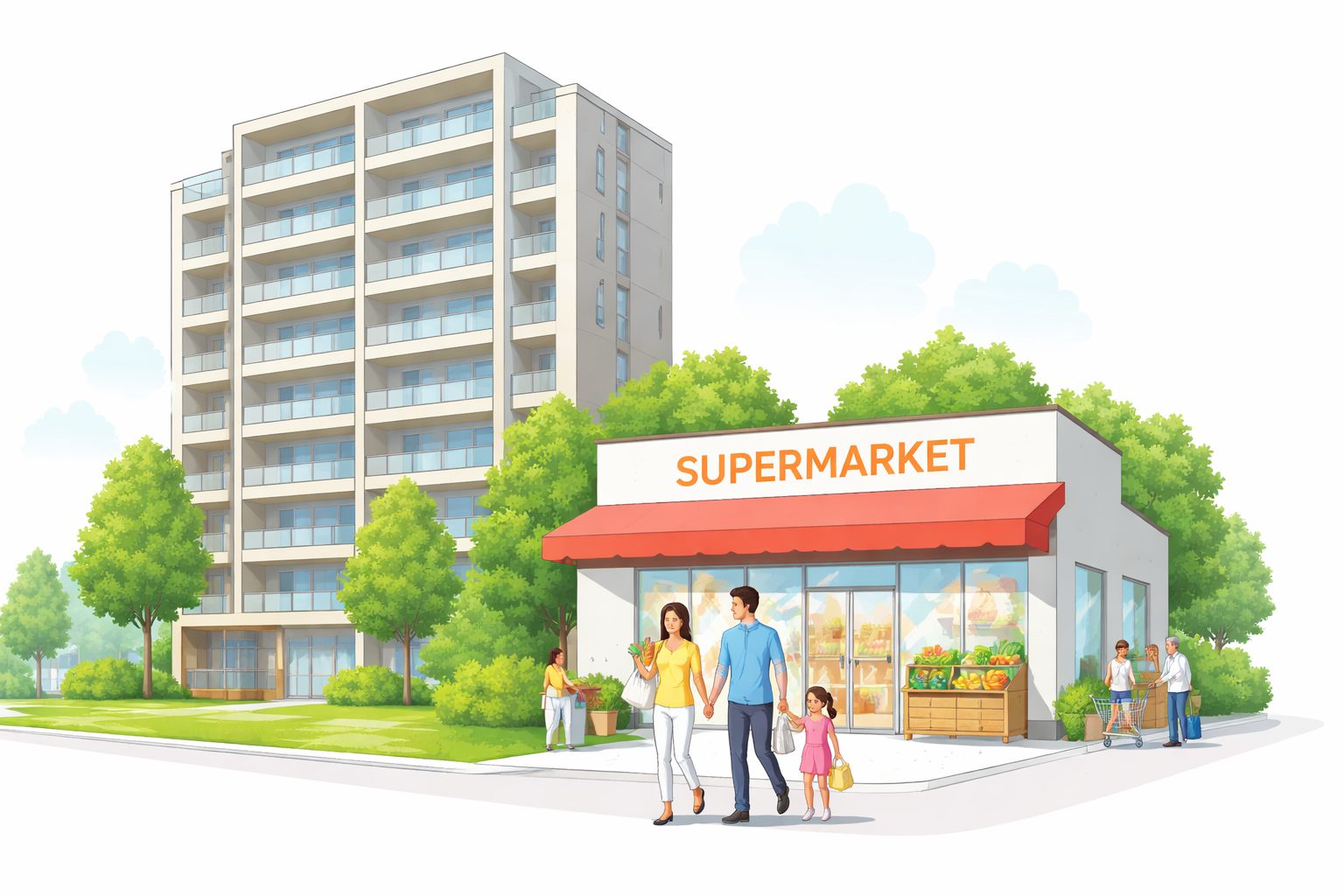 スーパーが近いマンションは便利?後悔するケースも解説